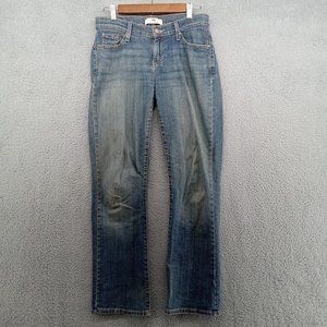 Levis Jeans Womens 6 Blue Faded Low Rise Straight Leg Casual Basic Everyday